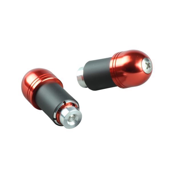 GSX-S1000S/KATANA1000(2019-2020) 用 アルミバーエンドキャップ(外径22mm) ディープオレンジ|ポッシュフェイス/POSH拍卖