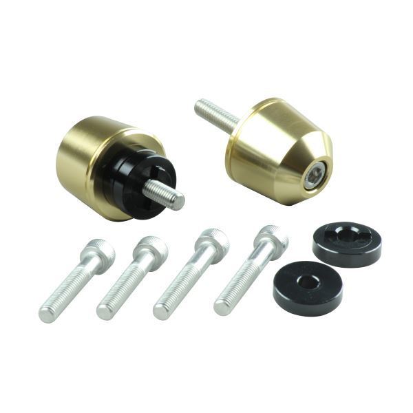 ダンク/DUNK(2014-2018) 用 ソリッドバーエンドキャップ M6タイプ(外径29.5mm) シャンパンゴールド|ポッシュフェイス/POSH拍卖