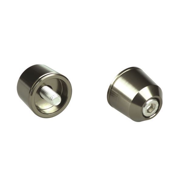 ZZR1100/ZZ-R1100(C/D) 用 ソリッドバーエンドキャップ M8タイプ チタン|ポッシュフェイス/POSH拍卖