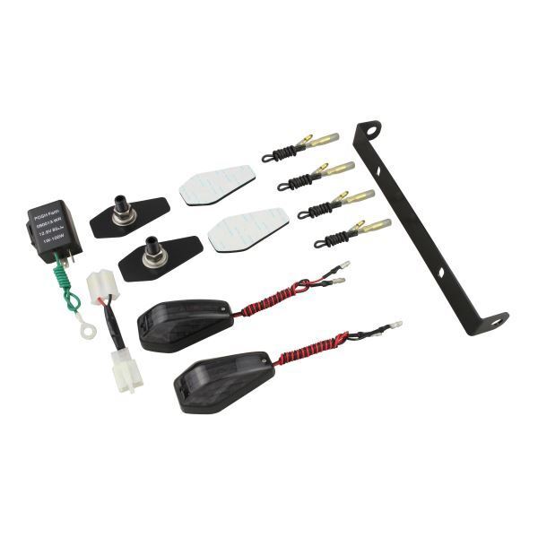 汎用 エアロLEDウインカー【 リア KIT】ストリームタイプ スモークレンズ|ポッシュフェイス/POSH拍卖