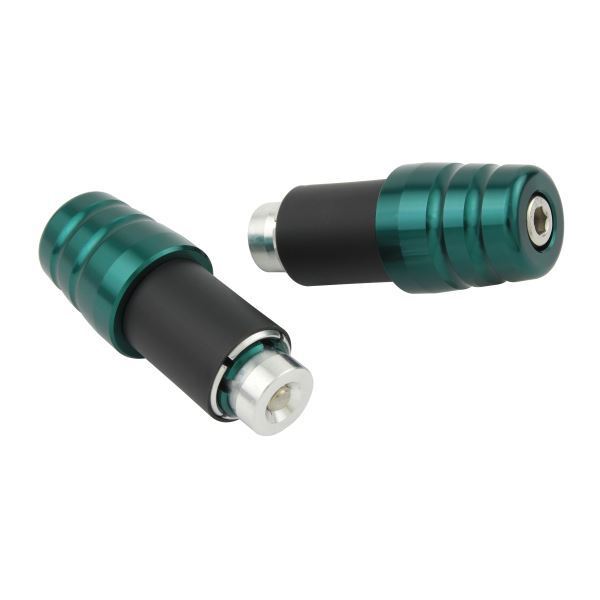 グラディウス400/GLADIUS400(2009-2010) 用 スリムラインバーエンドキャップ(外径22mm) ダークグリーン|ポッシュフェイス/POSH拍卖