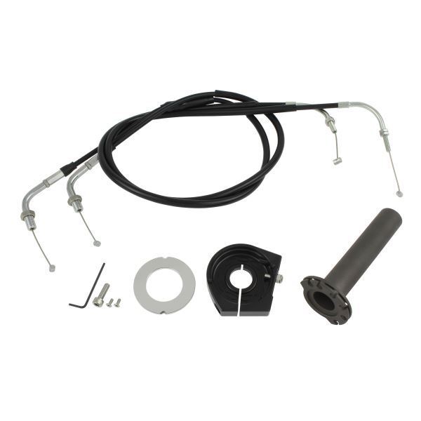 XJR400/R/S用 スリームスリムラインハイスロットルKIT ブラック|ポッシュフェイス/POSH拍卖