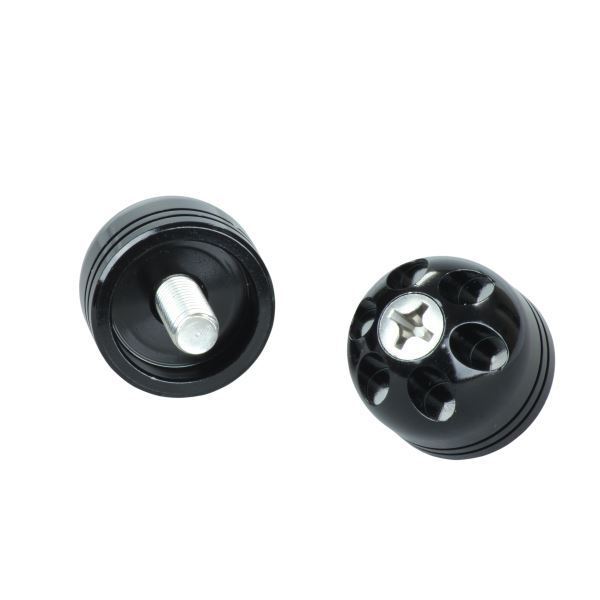 ZRX1200DAEG/ダエグ(ALL) 用 VIVIDアルミビッグバーエンドキャップ M8(ボルト径8mm/外径30mm) ブラック|ポッシュフェイス/POSH拍卖