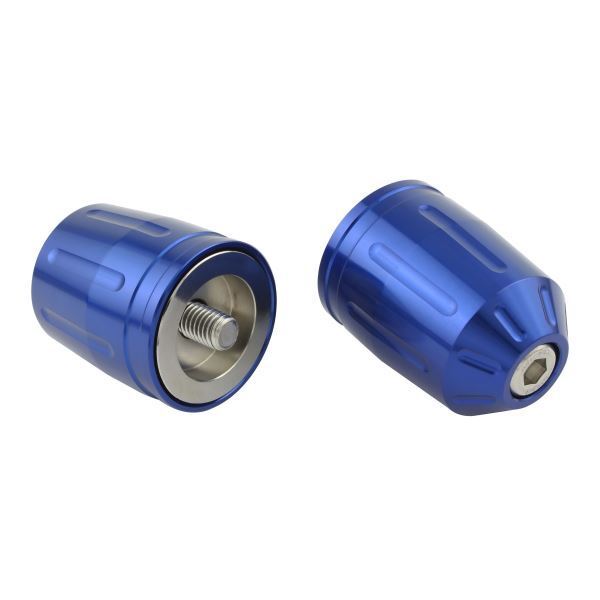 ZX-7R用 ウルトラヘビーバーエンドキャップ T2 M8タイプ ブルー|ポッシュフェイス/POSH拍卖