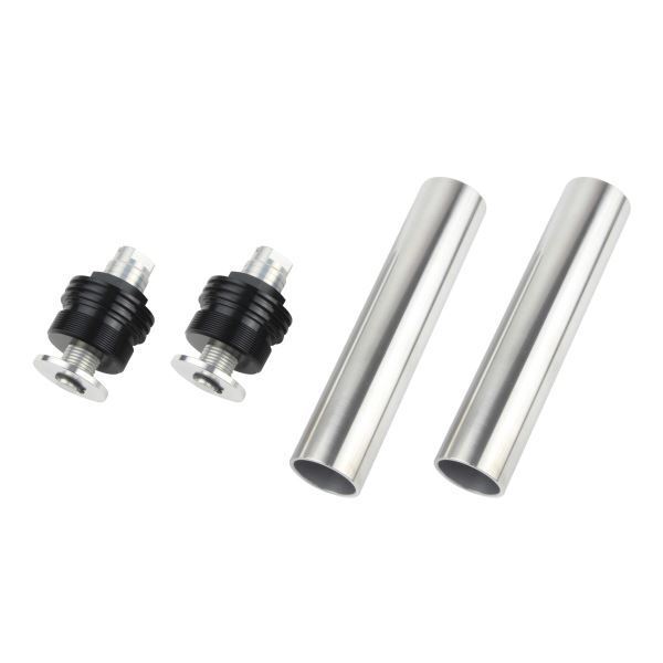 GSX400Sカタナ用 イニシャルアジャスターT2(エアバルブ無) ブラックボディ/シルバーシャフト|ポッシュフェイス/POSH拍卖