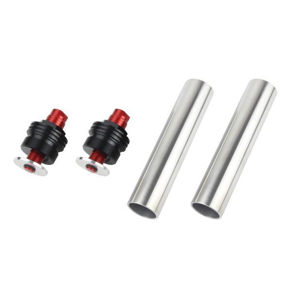 XJR400/S(-1997) 用 イニシャルアジャスターT2(エアバルブ無) ブラックボディ/レッドシャフト|ポッシュフェイス/POSH拍卖