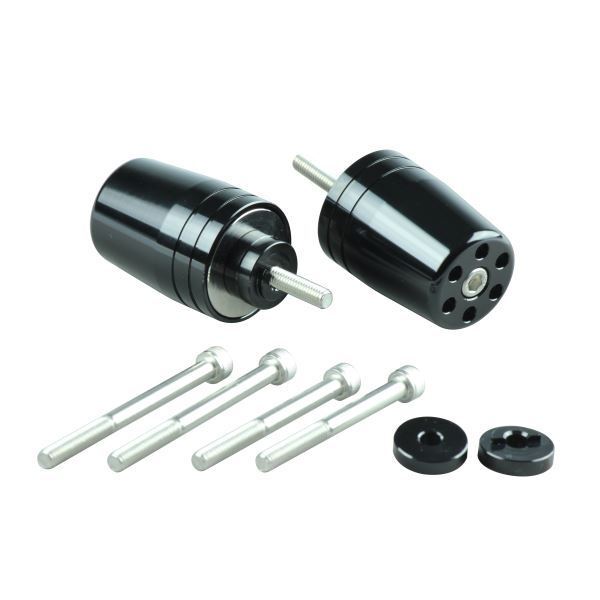 PCX125/PCX150(2011-2016) 用 ウルトラヘビーバーエンドキャップ M6タイプ ブラック|ポッシュフェイス/POSH拍卖