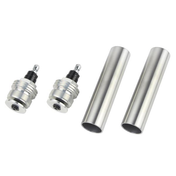 MT-07/A(2014-2020) 用 イニシャルアジャスターT1(エアバルブ付) シルバーボディ/ブラックシャフト|ポッシュフェイス/POSH拍卖