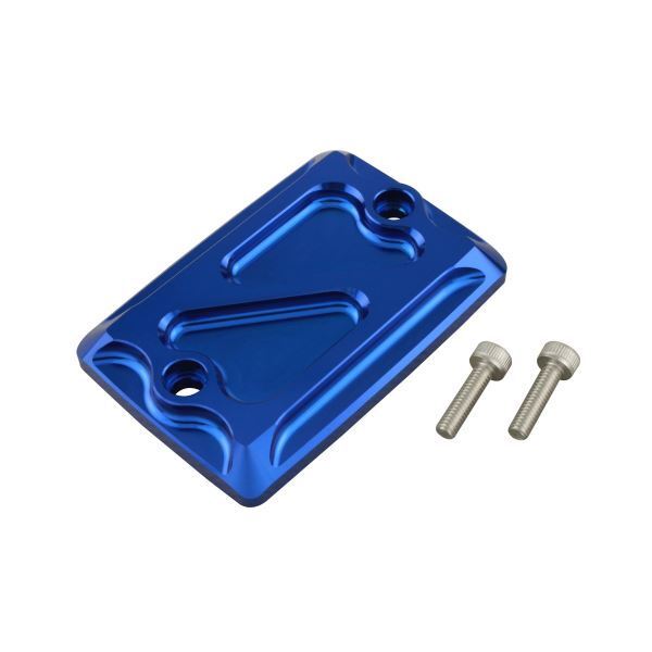 FZ-1/FAZER用 マスターシリンダーキャップ(ラージスクエア) ブルー|ポッシュフェイス/POSH拍卖