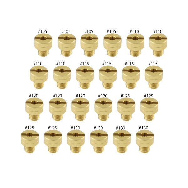 GSF1200用 メインジェットSET(8X9) ミクニ(丸大) #105#110#115#120#125#130(各4×24個SET)|ポッシュフェイス/POSH拍卖