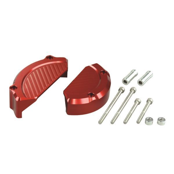 CB1300SB/スーパーボルドール(2014-2019) 用 エンジンガード(左右SET) レッド|ポッシュフェイス/POSH拍卖