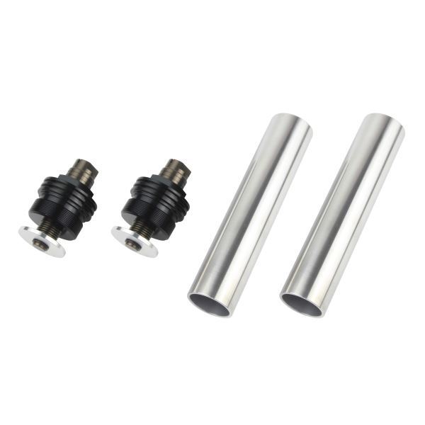 GSX400Sカタナ用 イニシャルアジャスターT2(エアバルブ無) ブラックボディ/チタンシャフト|ポッシュフェイス/POSH拍卖