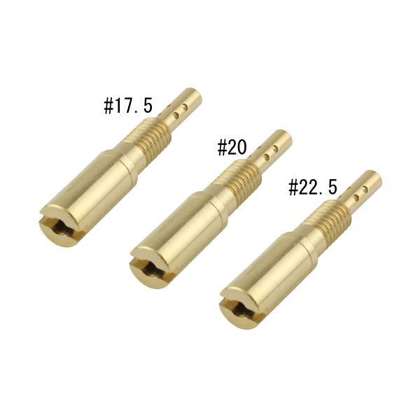 TMRキャブレター用 パイロットジェットSET ミクニ大(28X5-F) #17.5#20#22.5(各1×3個SET)|ポッシュフェイス/POSH拍卖
