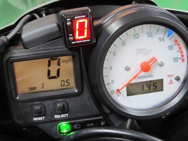YZF-R6(RJ03/99-02)用 シフトポジションインジケーター|プロテック/PROTEC拍卖