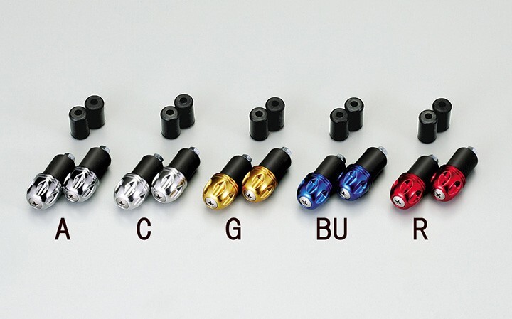 汎用 φ22アルミサイドキャップ/バーエンドキャップ(ビレット/メッキ)|ハリケーン拍卖