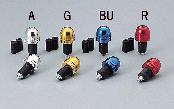 汎用 φ30アルミサイドキャップ/バーエンドキャップ(砲弾型スリット/シルバー)|ハリケーン拍卖