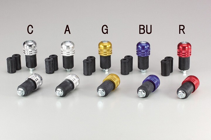 汎用 φ22アルミサイドキャップ/バーエンドキャップ(ローレット/シルバー)|ハリケーン拍卖