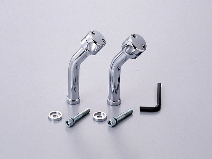 スティード600/STEED600(88-98)用 ドラッグポスト(プルバック8インチ/メッキ) |ハリケーン拍卖