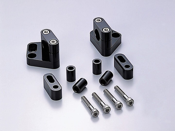 GPZ400S(86-91)用 バーハンドルホルダーキット(ブラック) |ハリケーン拍卖