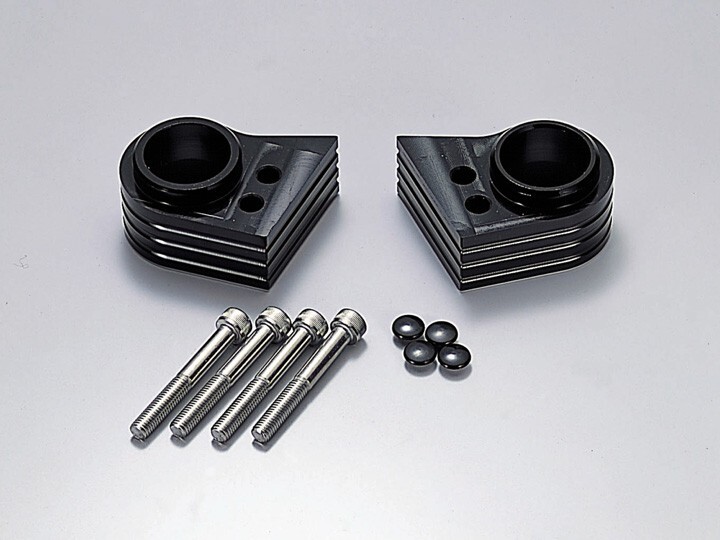 ZZR1100(90-/ZXT10C/D)用 ハンドルアップスペーサーH30(ブラック) |ハリケーン拍卖