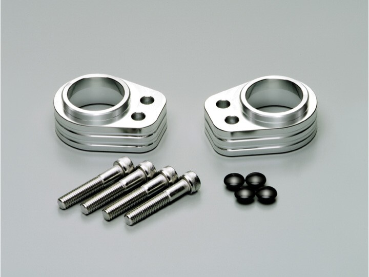 ZZR1200(02-05)用 ハンドルアップスペーサーH20(シルバー) |ハリケーン拍卖