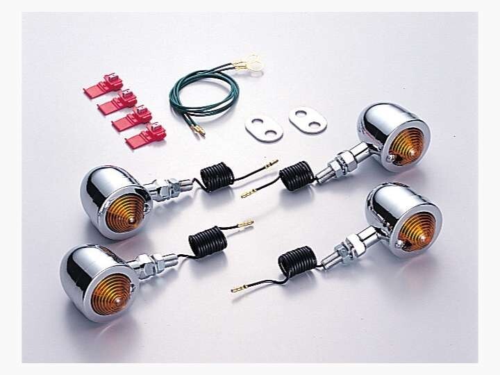 マグナ50/MAGNA(AC13)用 ブレットウインカーキット・ステムマウントP(オレンジレンズ) |ハリケーン拍卖