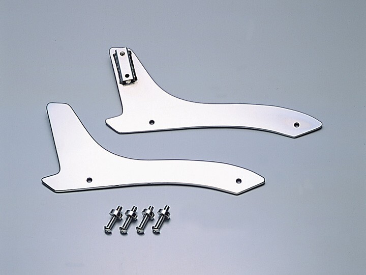 ドラッグスタークラシック1100/DSC11(00-08)用 シーシーバー取付プレート(メッキ)|ハリケーン拍卖