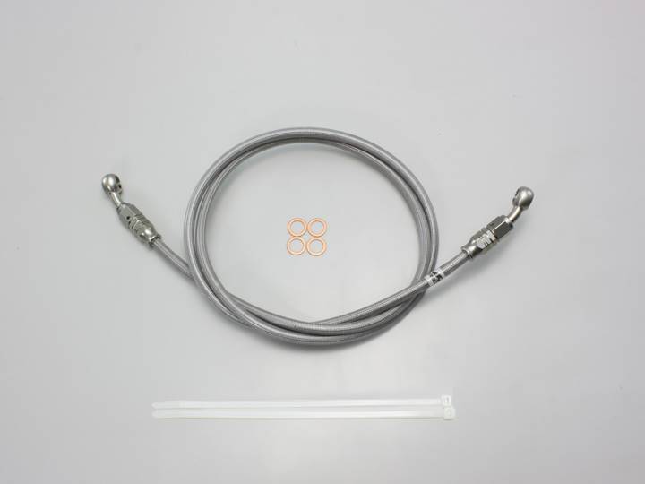 汎用 ステンメッシュ・ブレーキホース Pタイプ(フルステンレス/クリア) 140cm|ハリケーン拍卖