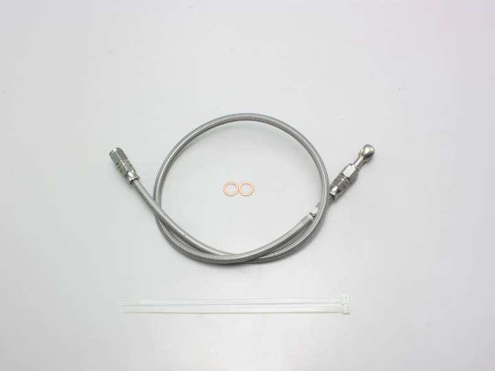 汎用 ステンメッシュ・ブレーキホース Rタイプ(フルステンレス/クリア) 50cm|ハリケーン拍卖