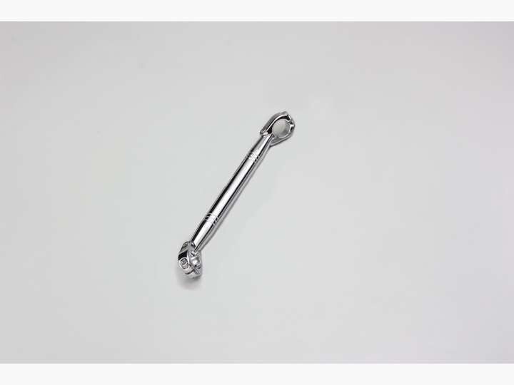 1インチ汎用 ハンドルブレース・極太Sサイズ(オールメッキ) |ハリケーン拍卖