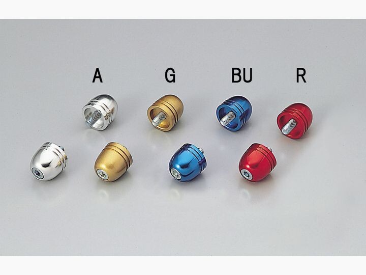 Z250(13-16/ER250C)用 φ30砲弾型アルミ・バーエンドキャップ(シルバー)|ハリケーン拍卖