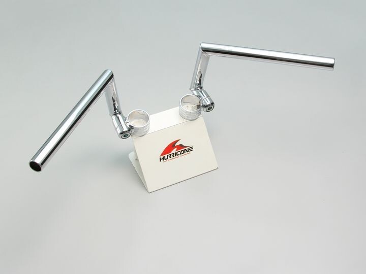 スティード400/VLX/VCL/VSE用 ドラッグ・セパレートハンドル/セパハン(メッキ)|ハリケーン拍卖