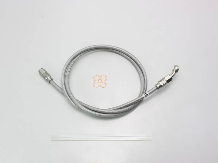 汎用 ステンメッシュ・ブレーキホース Sタイプ(フルステンレス/クリア) 140cm|ハリケーン拍卖