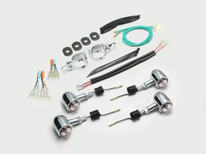 レブル250/REBEL250(17-19/MC49)用 ミニブレットウインカーkit(クリアレンズ)|ハリケーン拍卖