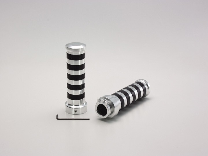 ゼファー400/ZEPHYR-X(ZR400C/G)用 アルミグリップ(タイプ2/ポリッシュ)|ハリケーン拍卖