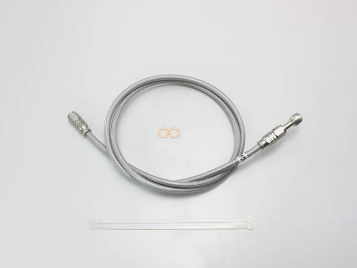 汎用 ステンメッシュ・ブレーキホース Rタイプ(フルステンレス/クリア) 120cm|ハリケーン拍卖