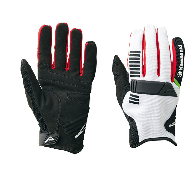 カワサキ純正/2023春夏 ムーブ・オフロードグローブ (ホワイト/Sサイズ)|Kawasaki拍卖
