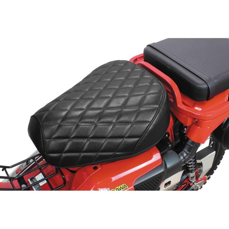 スーパーカブ50プロ(AA07-1000001-)用 クッションシートカバー(ダイヤステッチ/ブラック)|タケガワ/武川拍卖
