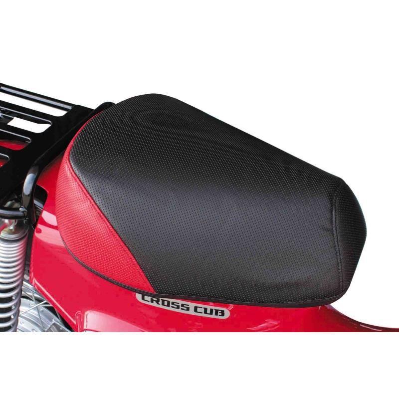 スーパーカブ110プロ(JA42)用 クッションシートカバー(ブラック/レッド)|タケガワ/武川拍卖