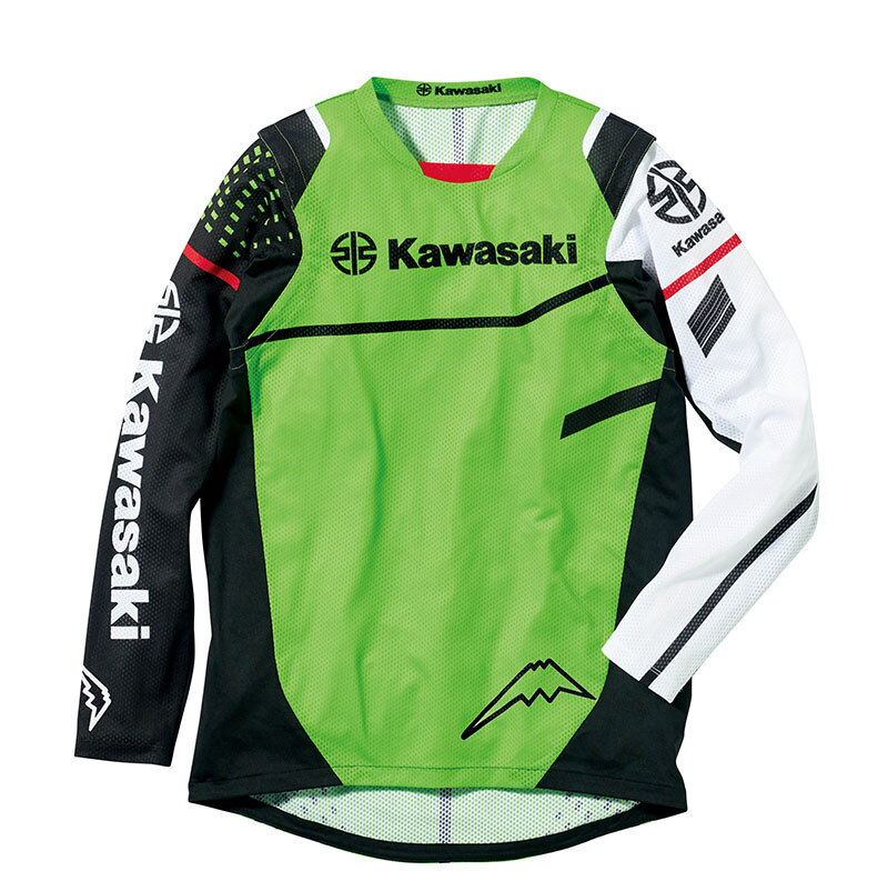 カワサキ純正/2023春夏 ムーブ・オフロードジャージ (グリーン/Sサイズ)|Kawasaki拍卖