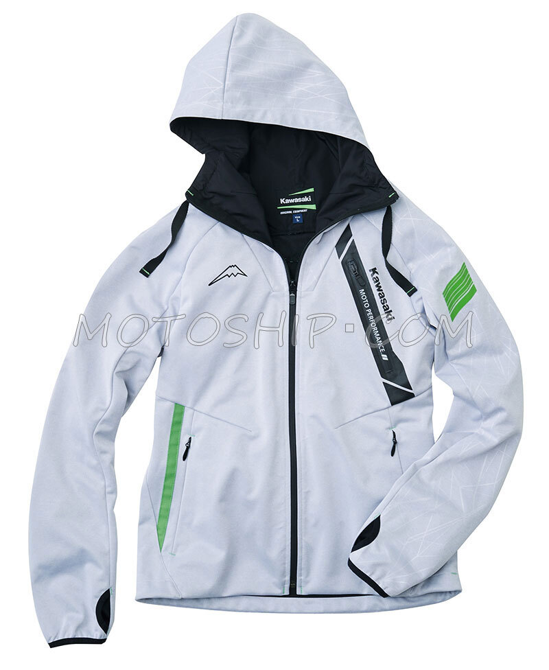カワサキ純正/2022秋冬 ミッド・パーカー(グレー/Lサイズ)|Kawasaki拍卖