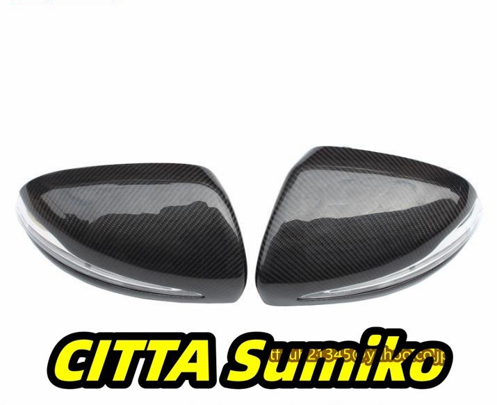 Mercedes Benz C class w205 E class w213 w238 S class W222 GLC class w253 炭素繊維 ミラーカバー 左右セット 2点セット拍卖