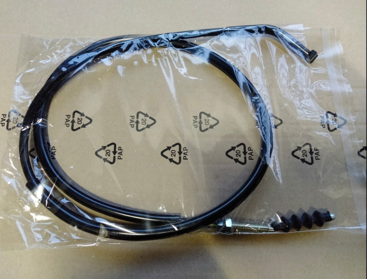 送料込み KAWASAKI バリオス250 BALIUS 250 クラッチ ワイヤー ケーブル 黒 20 cm ロング 拍卖