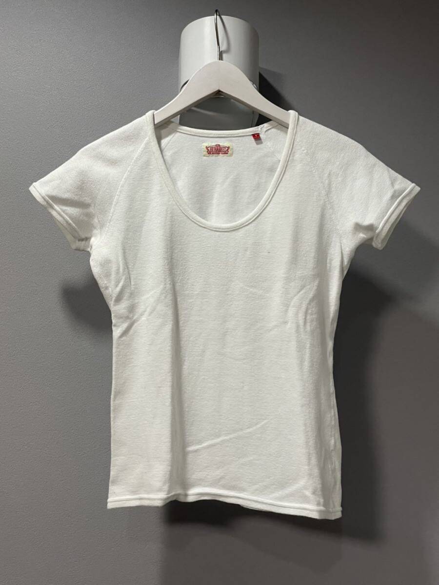 ハリウッドHOLLYWOOD RANCH MARKET 半袖Tシャツトップス白拍卖