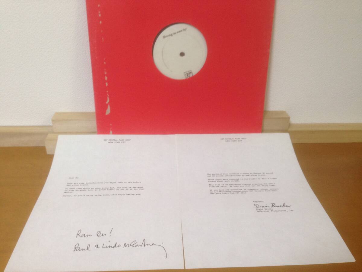 Original US Promo only LP Paul McCartney / Brung To Ewe By Paul McCartney SPRO-6210 ポール・マッカートニー プロモ拍卖