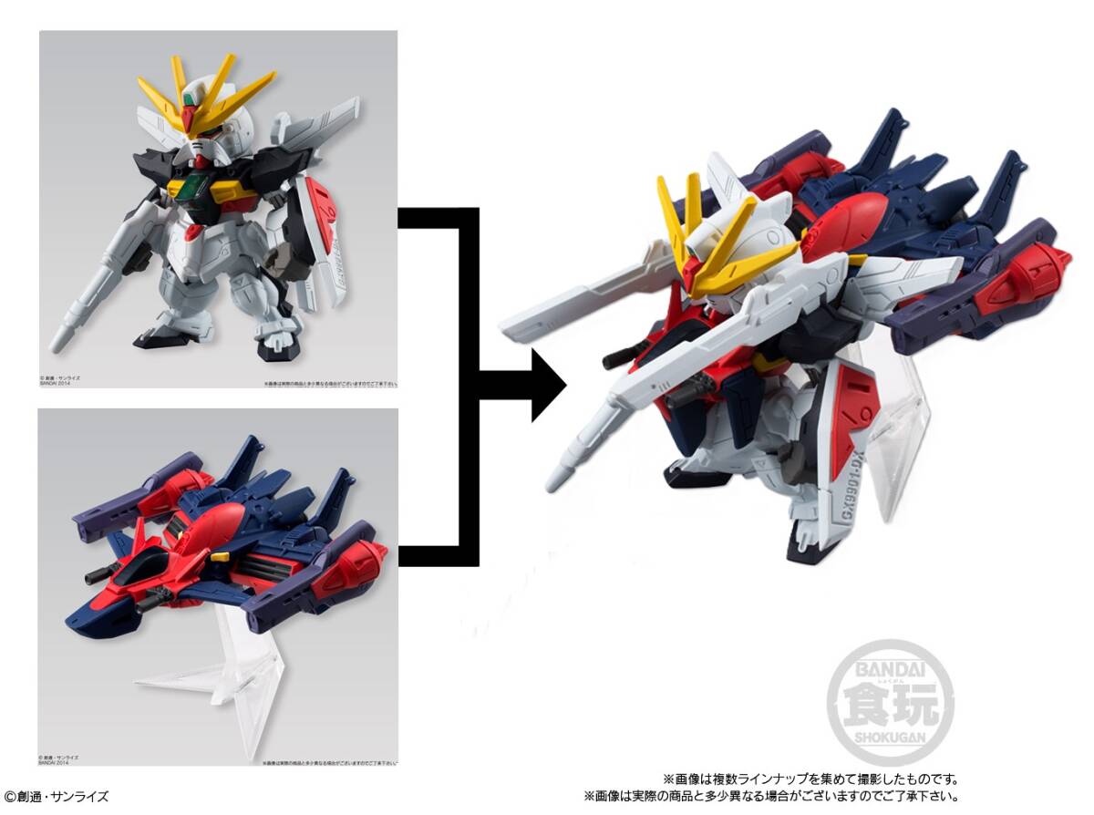 【送料無料】FW GUNDAM CONVERGE ガンダムコンバージ 101 ガンダムDX & 102 Gファルコン 計2点セット。合体させて画像4にできます。拍卖