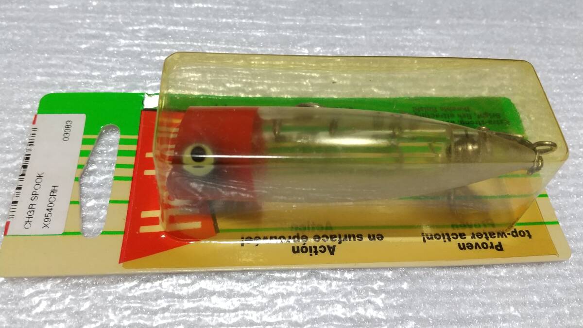 チャガースプーク CRH クリアーレッドヘッド CHUGGER SPOOK へドン heddon スミス EBISCO ChuggerSpook 新品購入未使用品拍卖