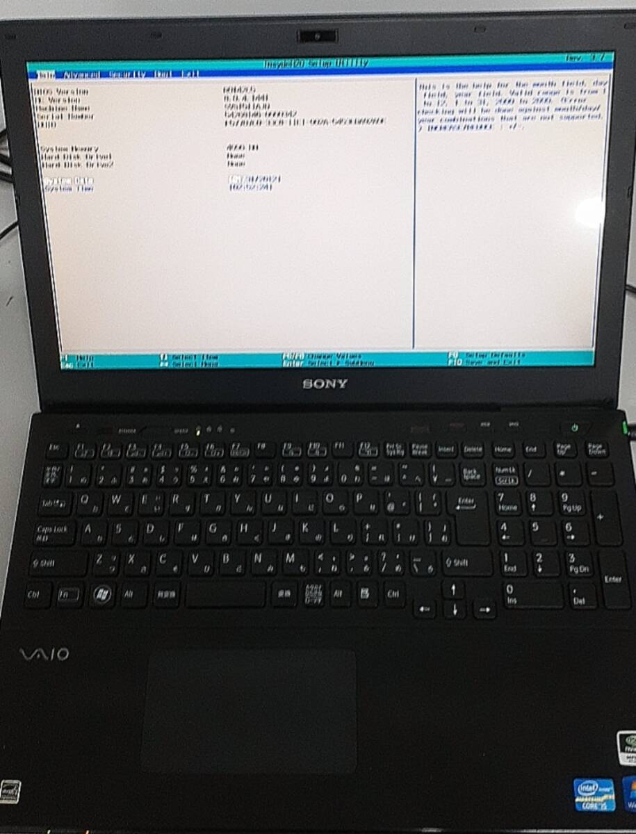 SONY/ノートPC/ CPU i5-第3世代/メモリ 4GB拍卖