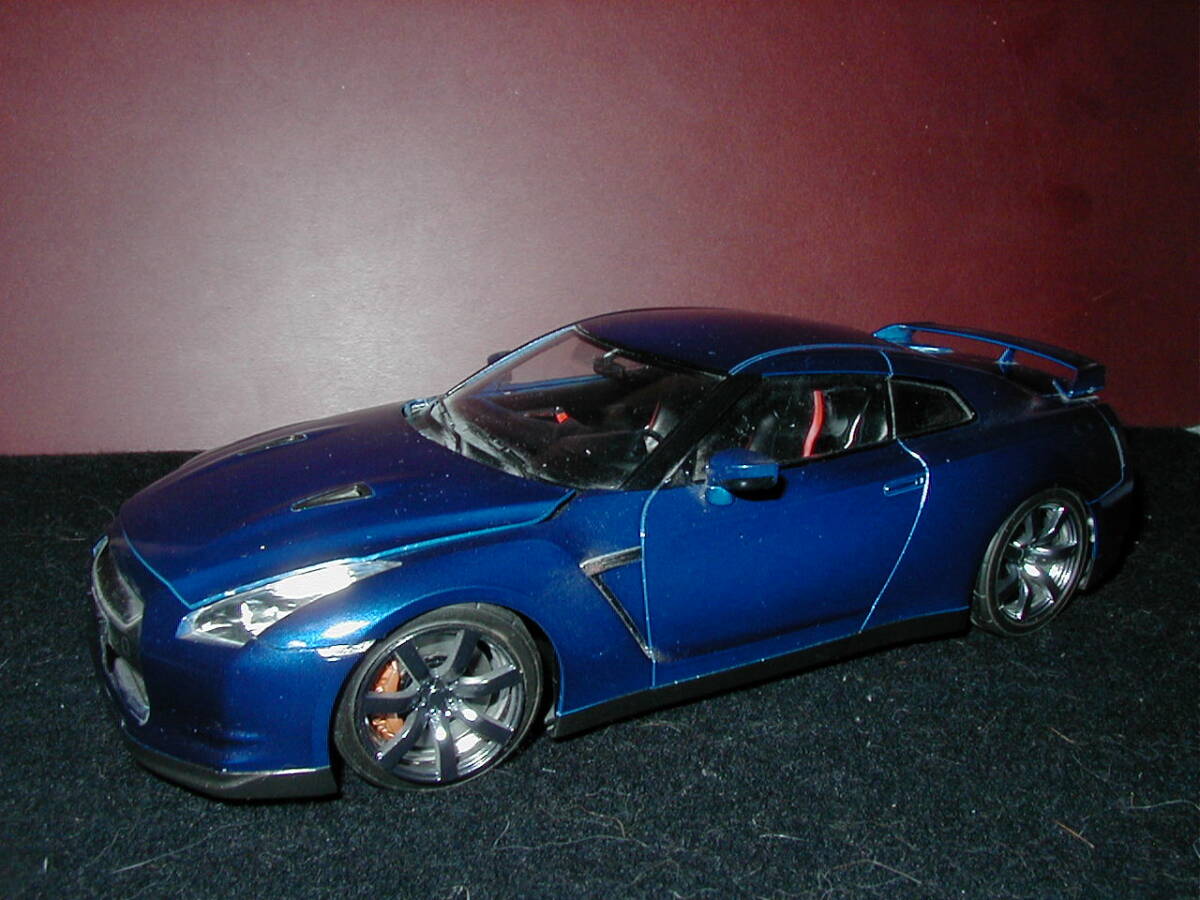 TAMIYA タミヤ模型 1/24 日産 GT-R (R35) NISSAN GT-R 完成品 スカG ニッサン スカイライン SKYLINE拍卖