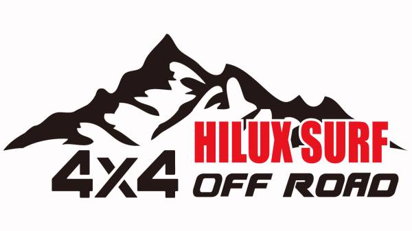 ハイラックスサーフ 4WD 山 アウトドア ステッカー 157拍卖